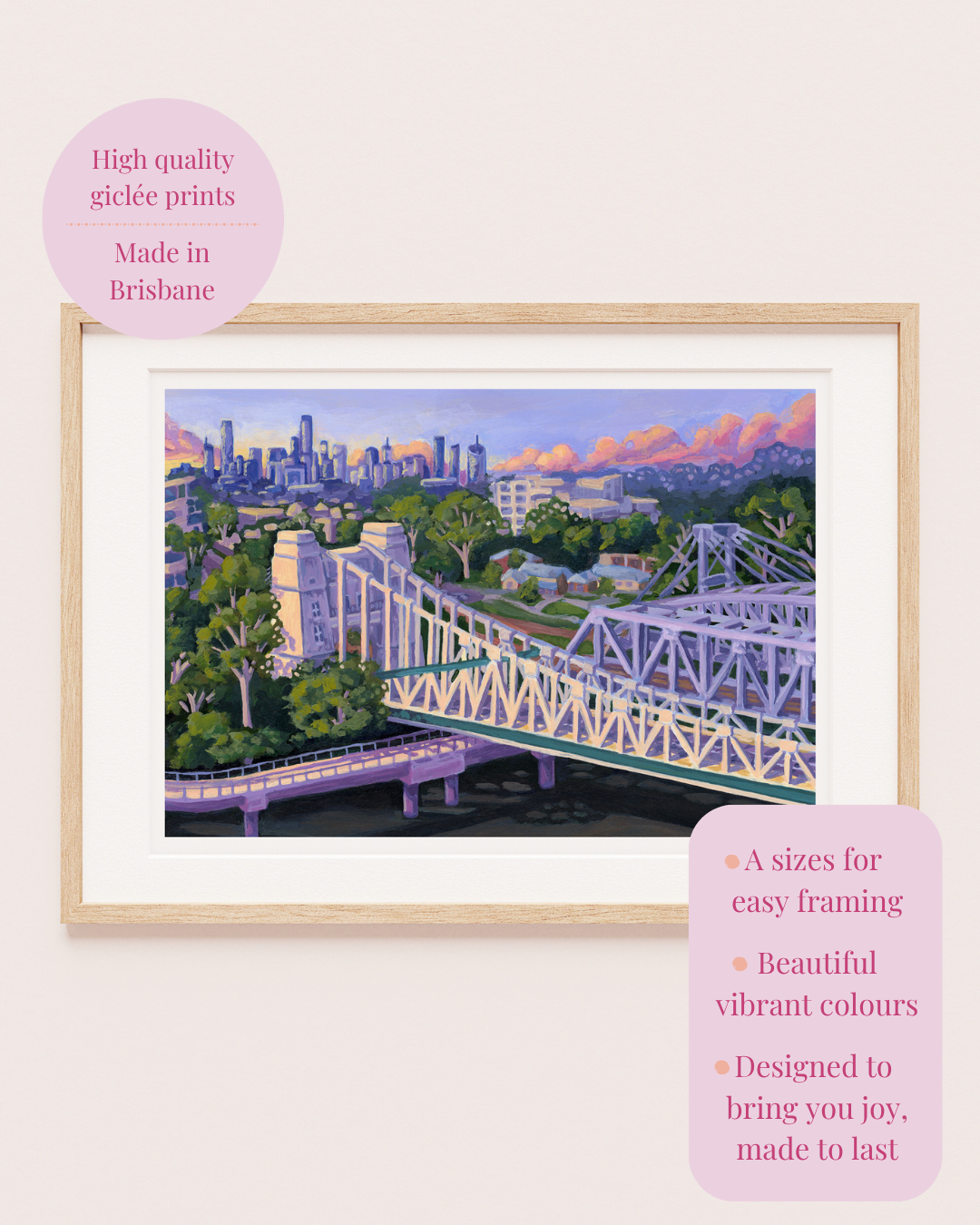 Indooroopilly Bridge (Walter Taylor Bridge) || Fine Art Print