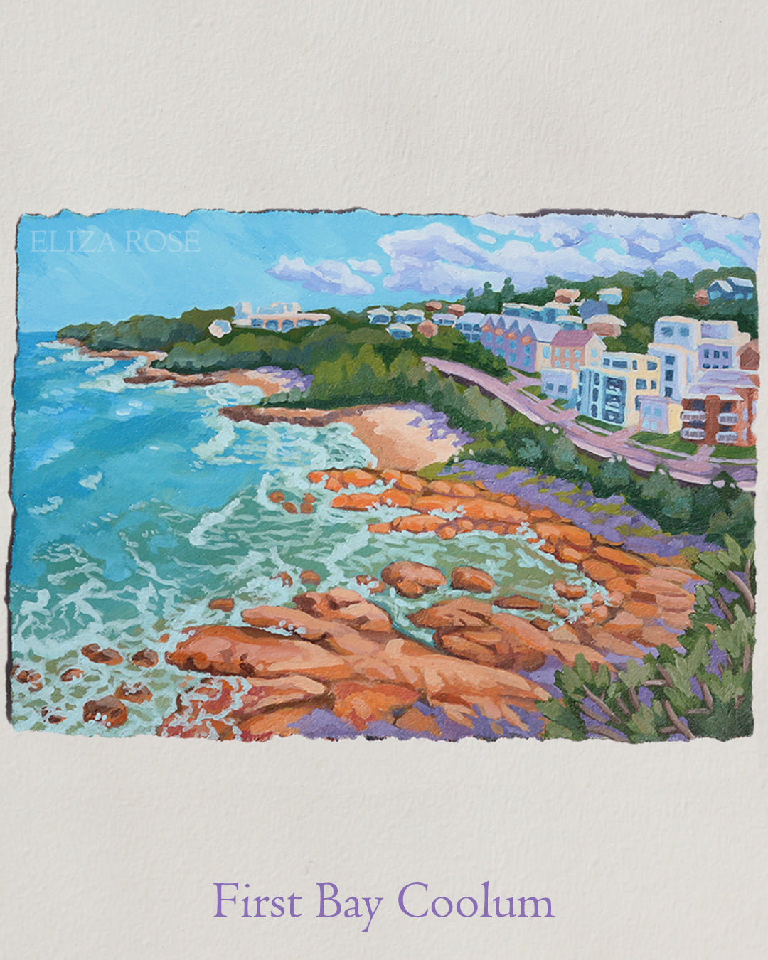 First Bay Coolum || Original Acrylic Painting