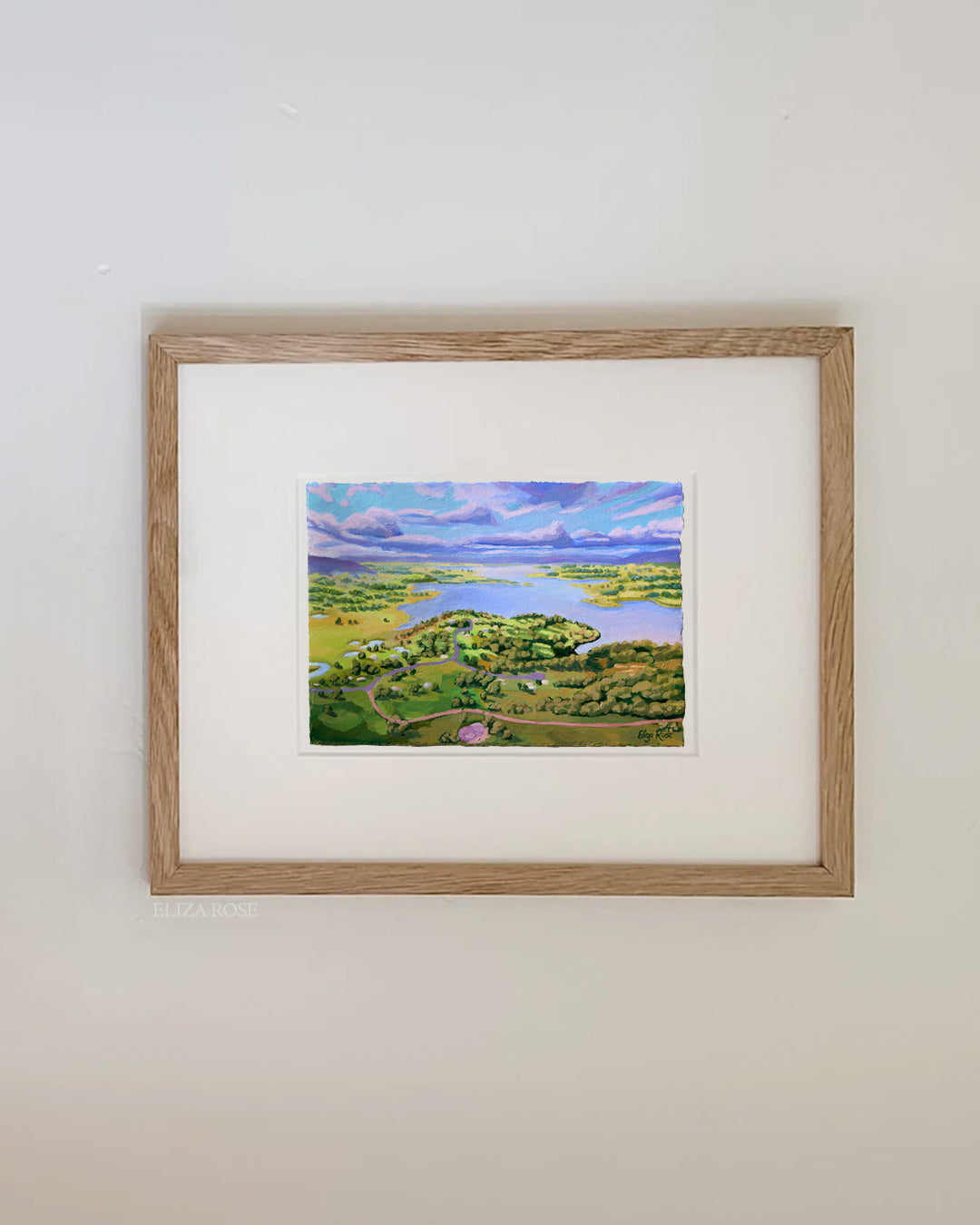 The Quiet Lake || Original Acrylic Painting