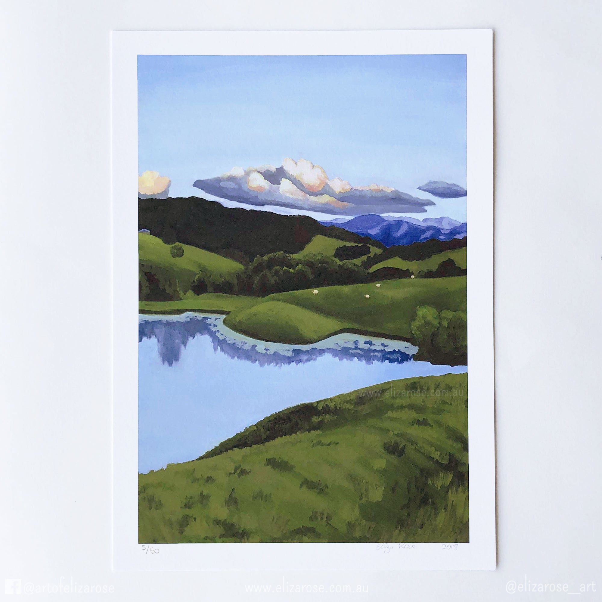 In The Stillness, We Find Peace || Limited Edition Giclee Print