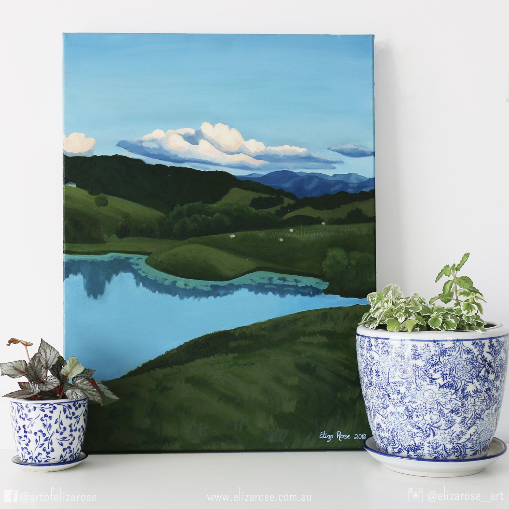 In The Stillness, We Find Peace || Original Oil Painting