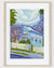 Little Blue House on a Quiet Sunday || Limited Edition Giclee Print