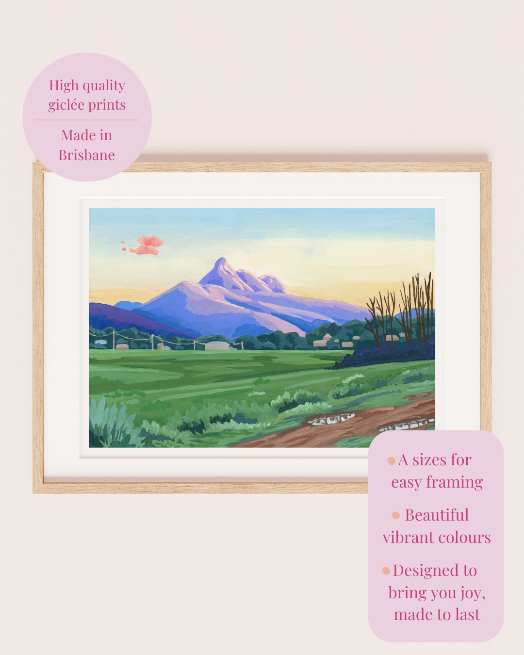 Seconds || Mount Warning at Dusk || Fine Art Print