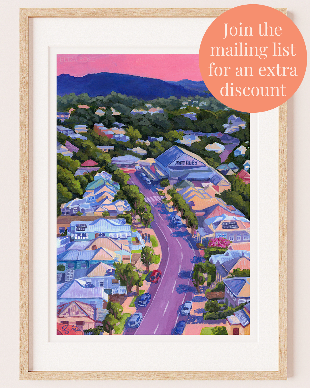 Seconds || LaTrobe Terrace, Paddington || Fine Art Print
