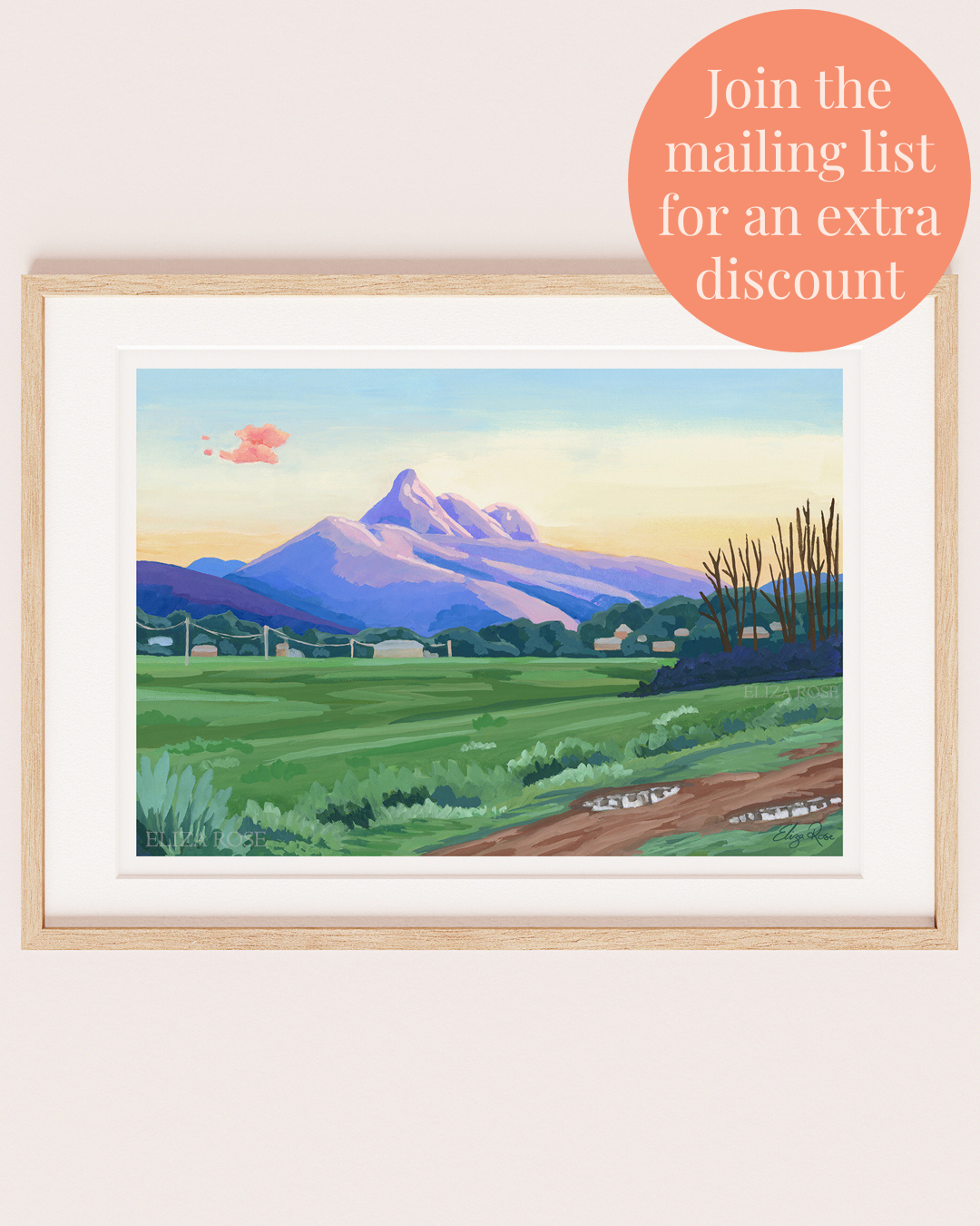 Seconds || Mount Warning at Dusk || Fine Art Print