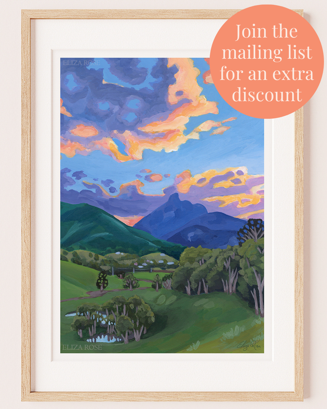 Seconds || Wollumbin Sunset || Fine Art Print