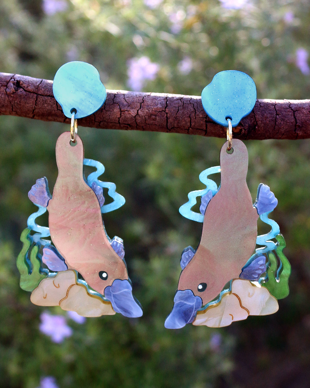 Platypus Dangle Earrings