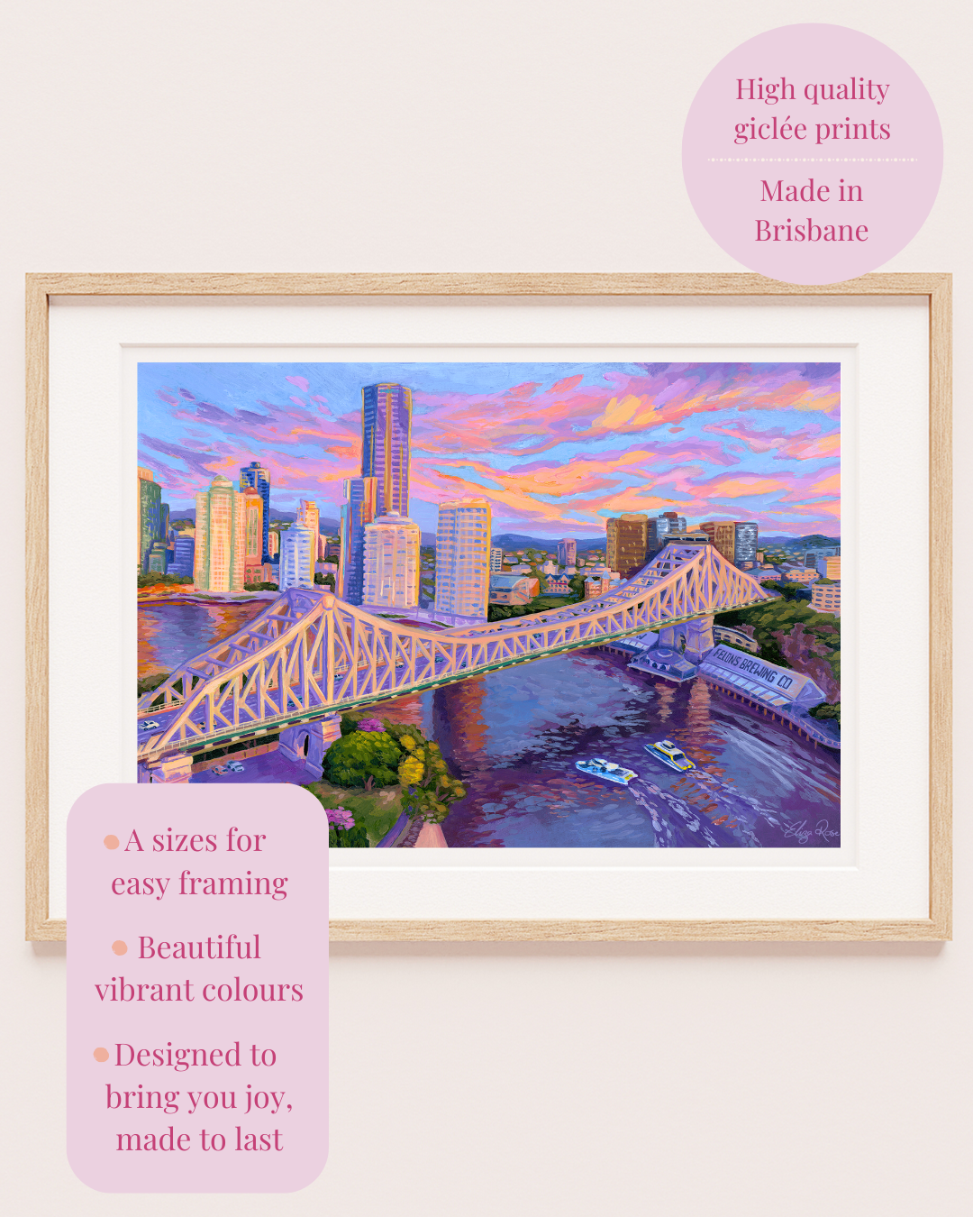 Peaceful Morning on the Story Bridge || Fine Art Print