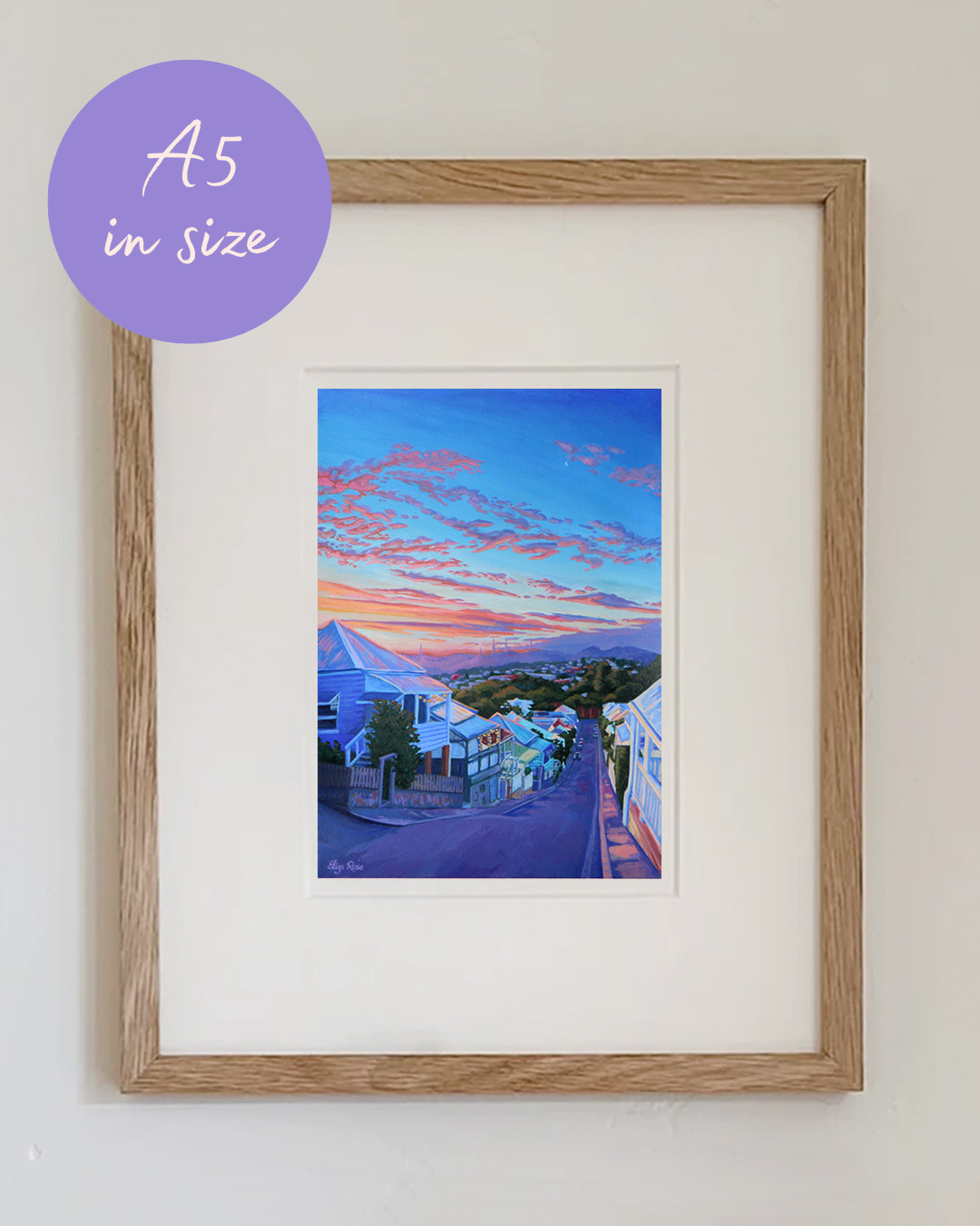 View From Home || Original Acrylic Painting (A5)