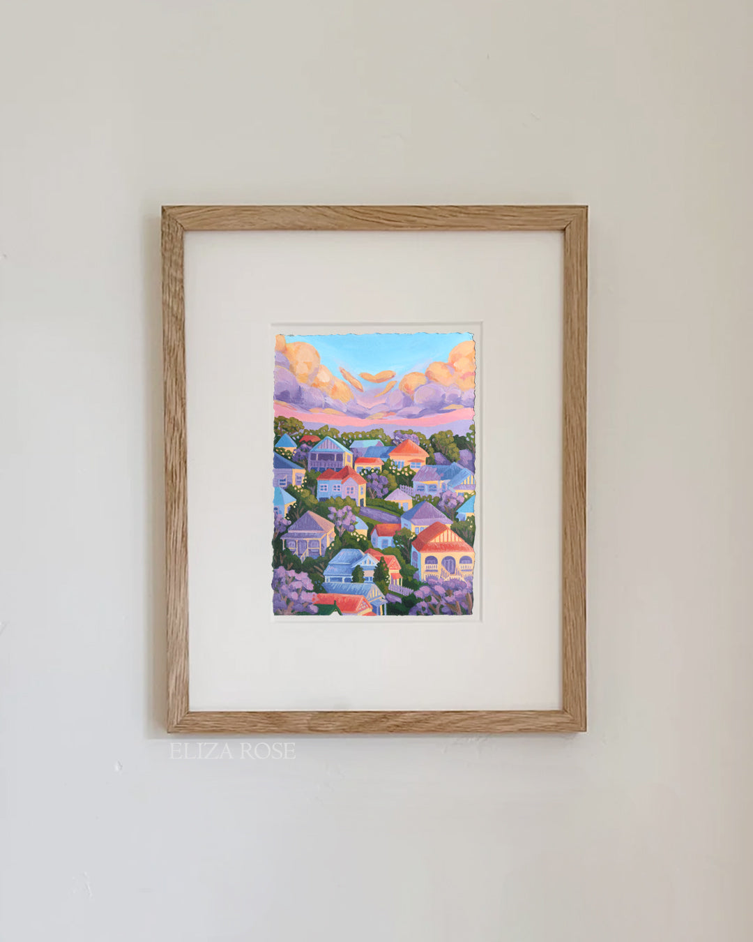 Brisbane Sunrise || Original Acrylic Painting