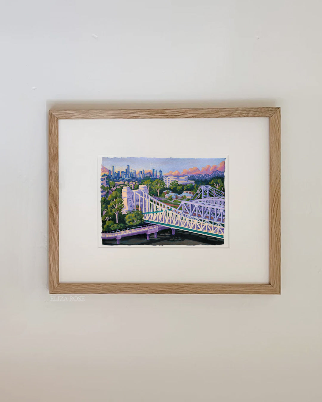 Indooroopilly Bridge (Walter Taylor Bridge) || Original Acrylic Painting