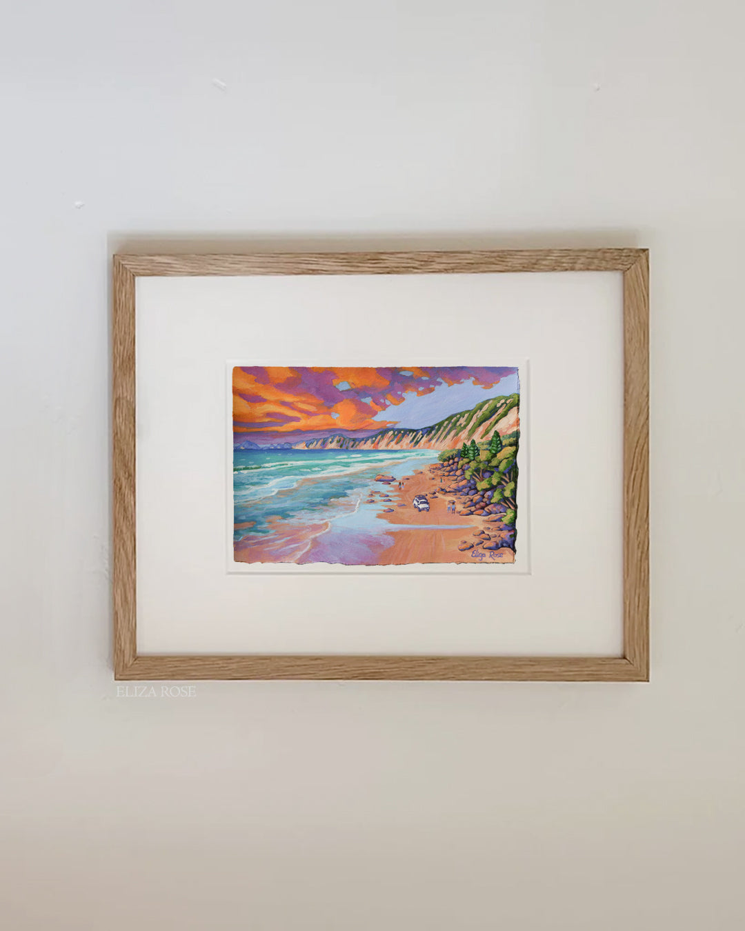 Rainbow Beach || Original Acrylic Painting