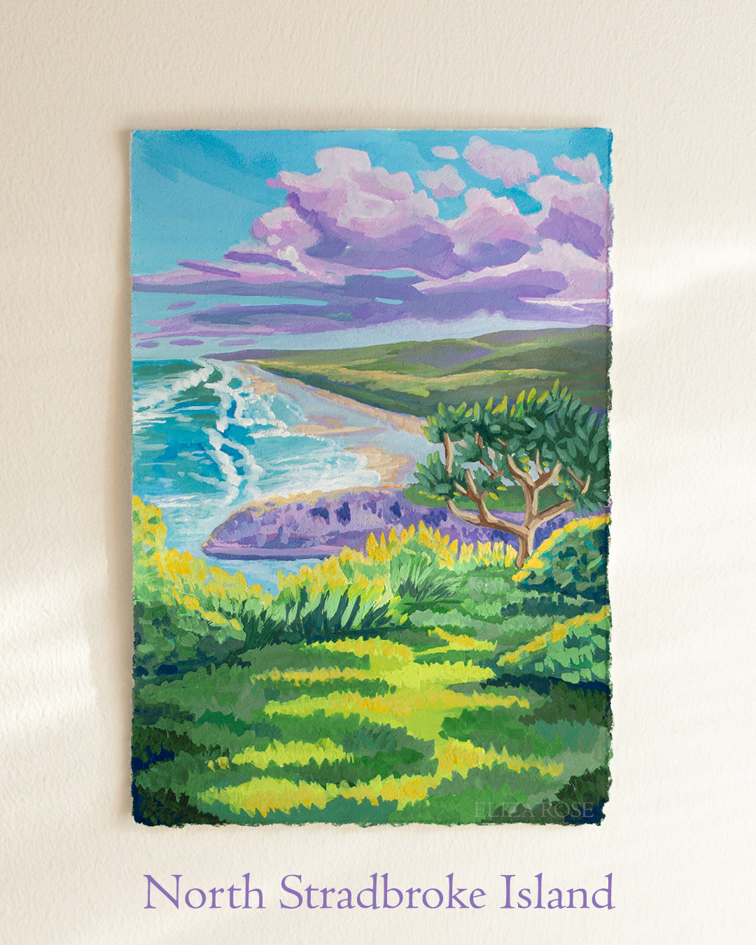 North Stradbroke Island || Original Gouache Painting