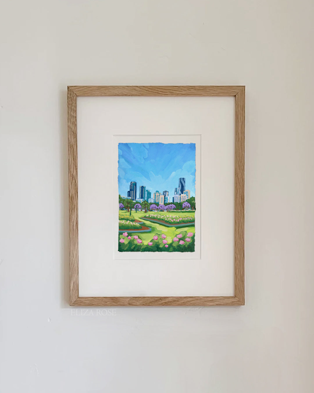 New Farm Park || Original Gouache Painting