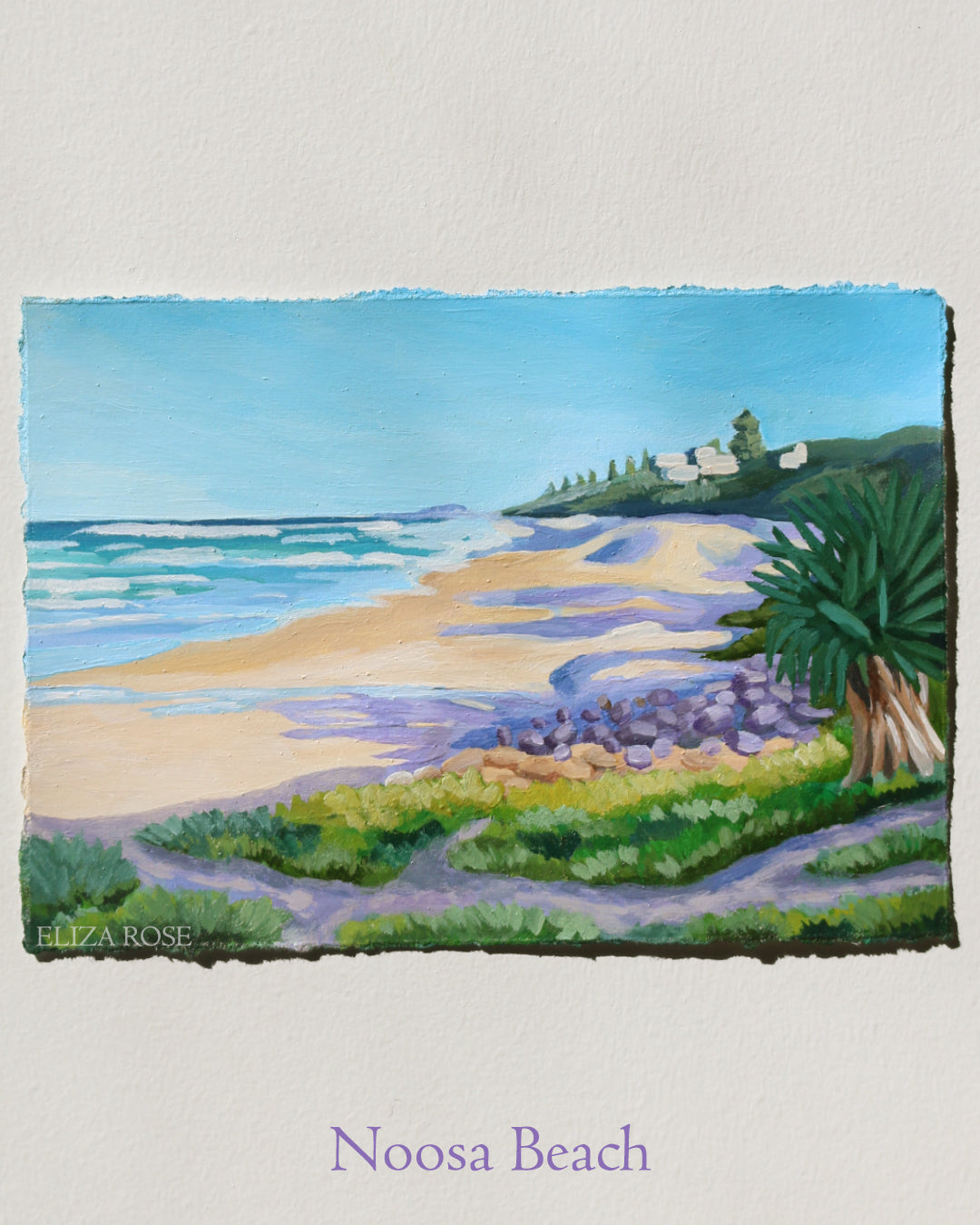 Noosa Beach || Original Acrylic Painting