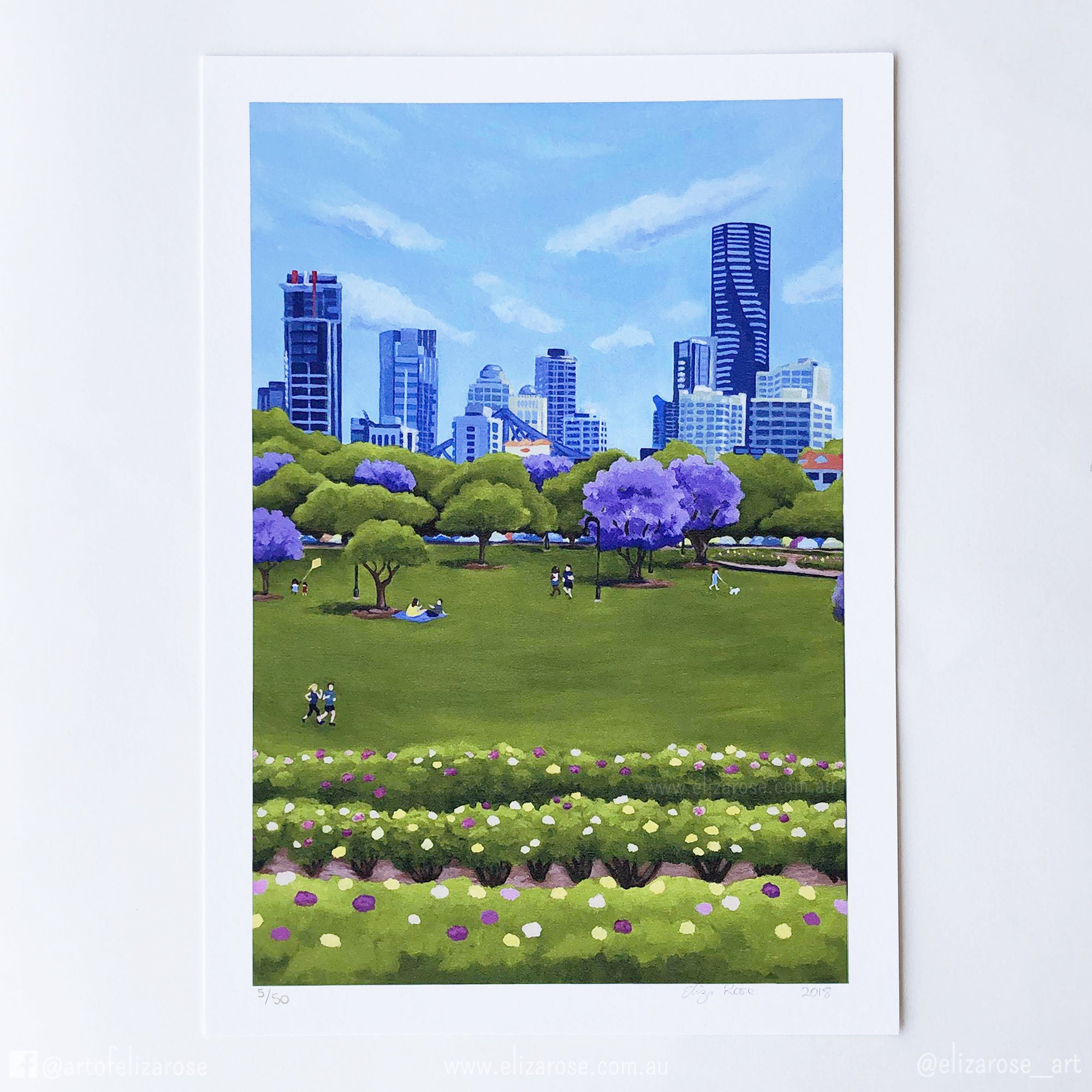 "New Farm Park" // Limited Edition Giclee Print
