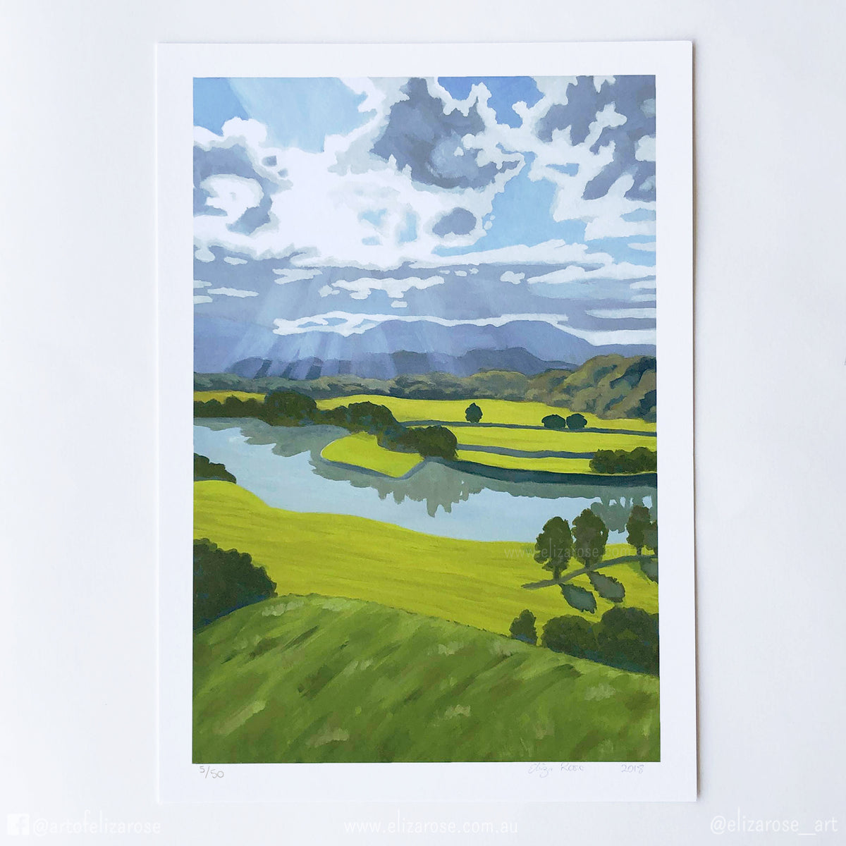Dazzling Light on the Countryside || Limited Edition Giclee Print
