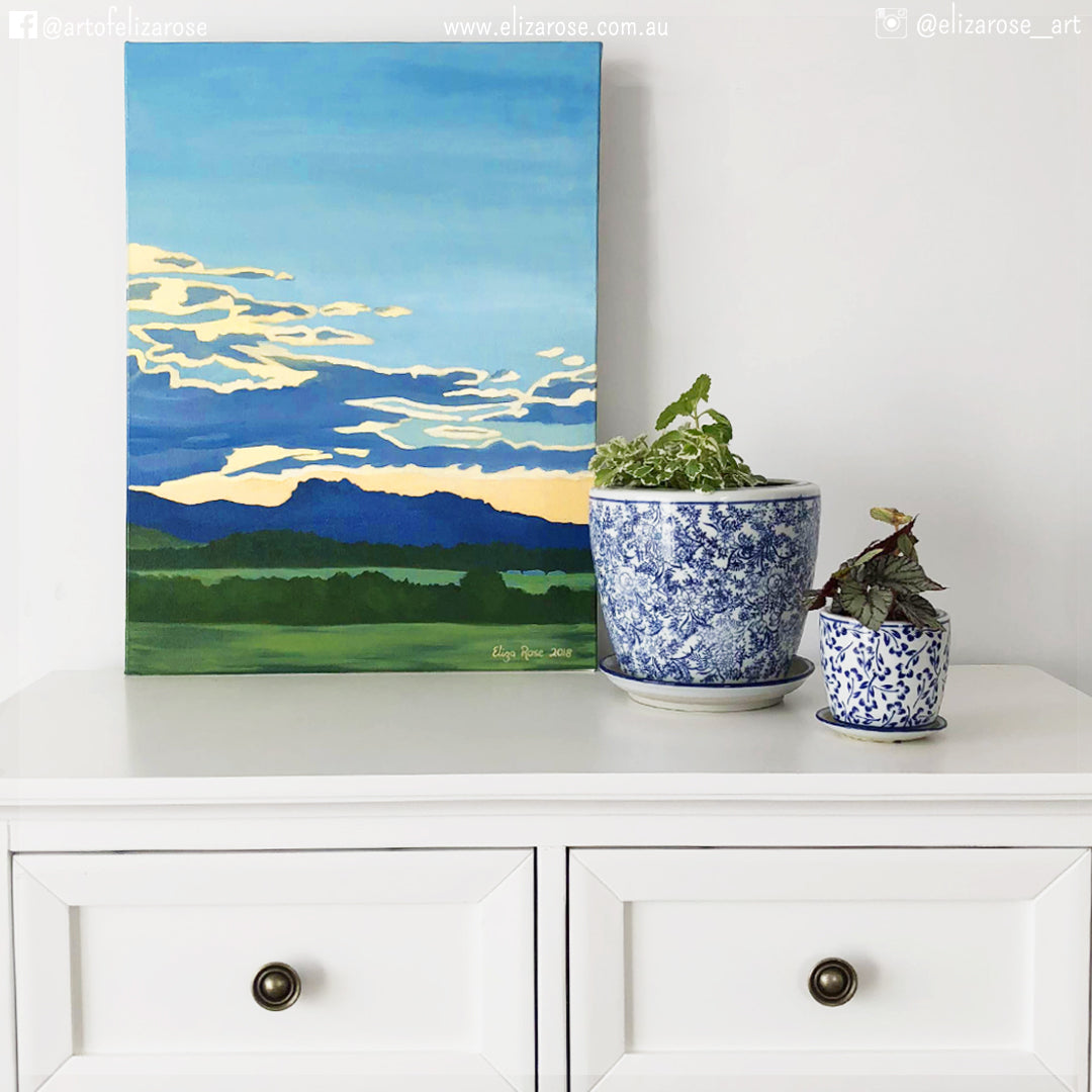 A Quiet Moment At Dusk || Original Oil Painting