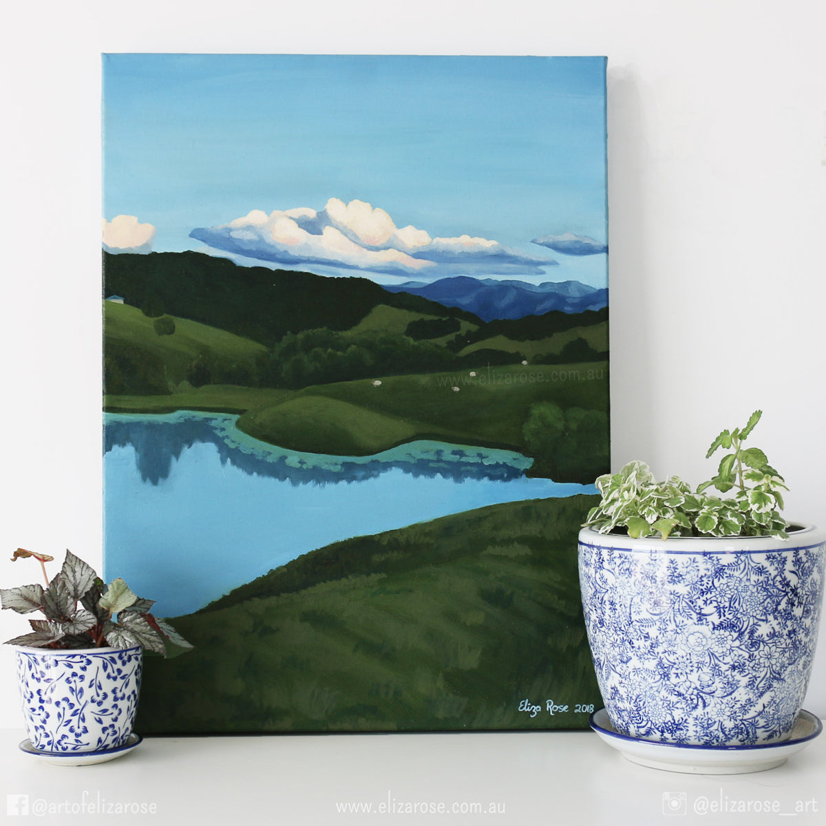 In The Stillness, We Find Peace || Original Oil Painting