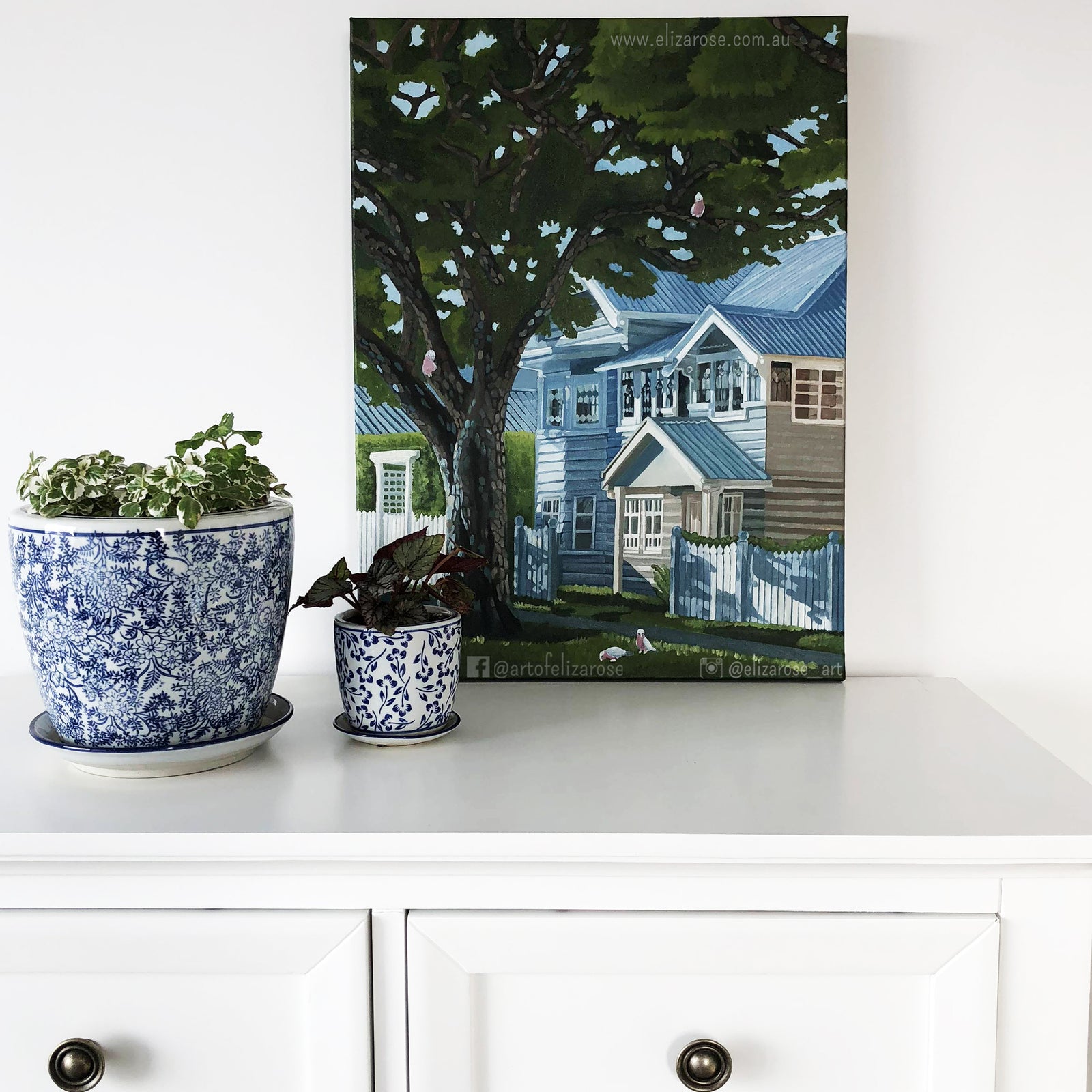 Wooloowin Weatherboard || Original Oil Painting